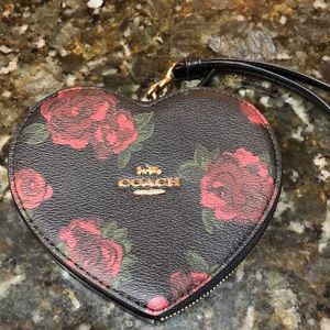 Coach Heart Wristlet NWT